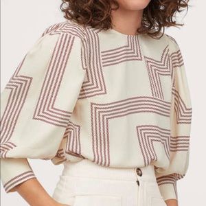 H&M balloon sleeve blouse